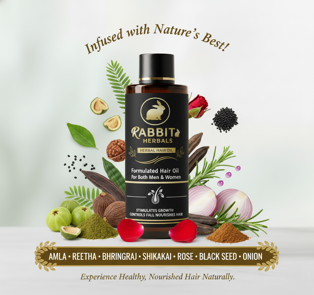 Rabbit Herbal Hair Oil